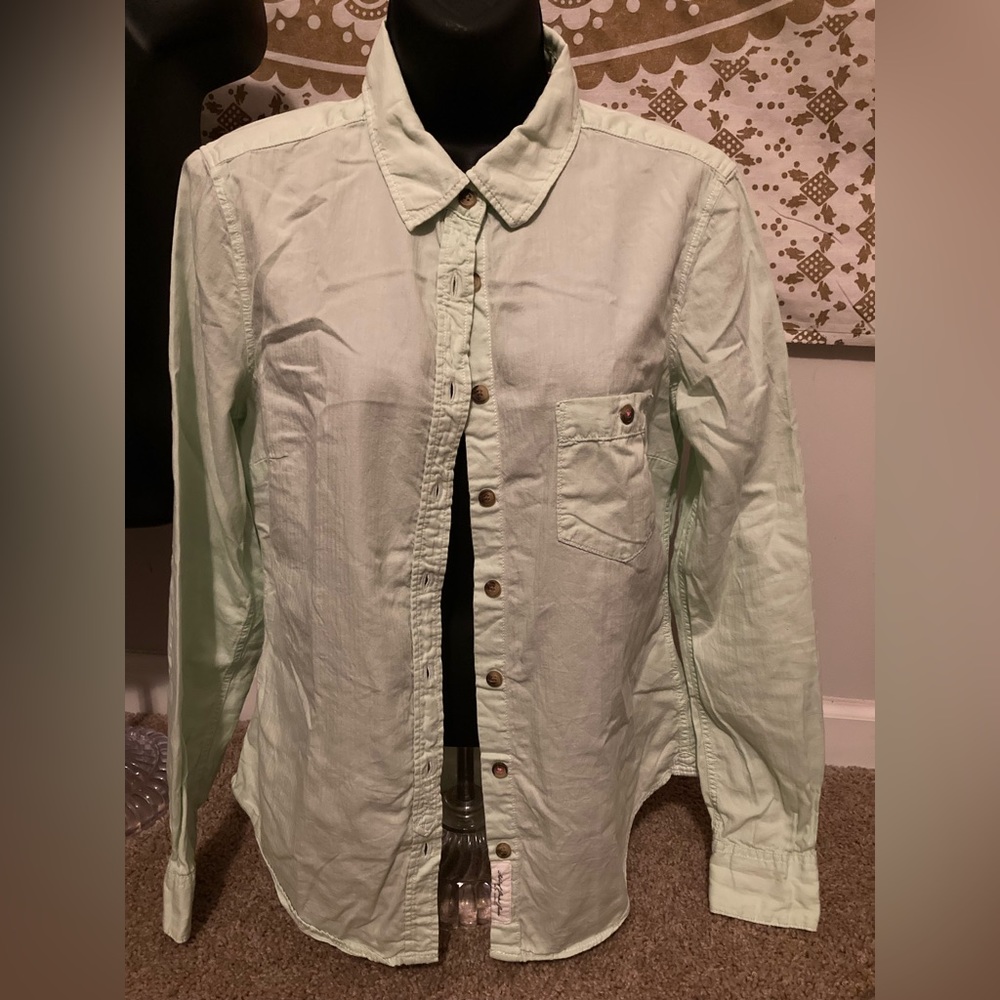 H&M Label Of Graded Goods Long Sleeve Button Down Shirt. Size 10.